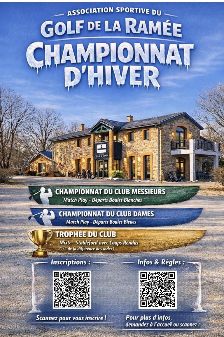 Affiche du championnat d’hiver 2026